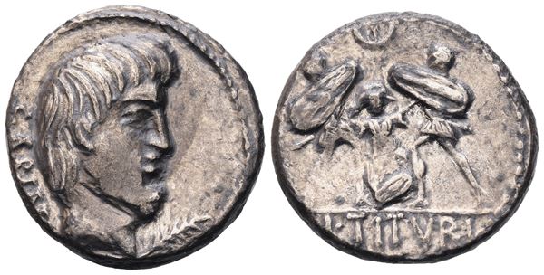 L. Titurius L.f. Sabinus, Rome, 89 BC. AR Denarius (18mm, 3.76g).