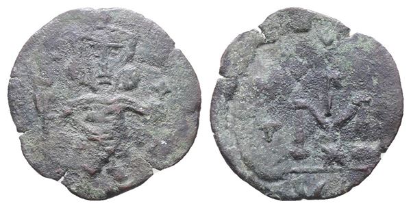 Tiberius III (698-705). Æ 40 Nummi (22mm, 2.44g).