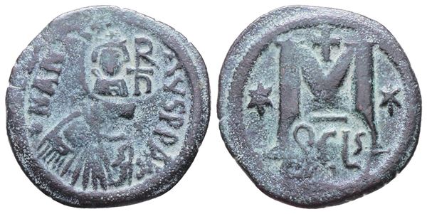 Heraclius (610-641). Æ 40 Nummi (35mm, 15.78g).  - Auction Greek, Roman, Byzantine Coins - Bertolami Fine Art - Prague