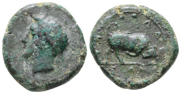 Sicily, Adranon, c. 339-317 BC. Æ (21 mm, 7.83 g).
