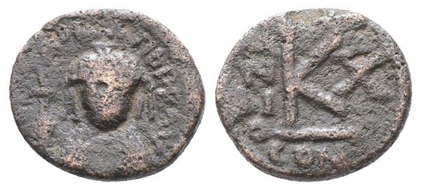 Maurice Tiberius (582-602). Æ 20 Nummi (18mm, 4.16g).