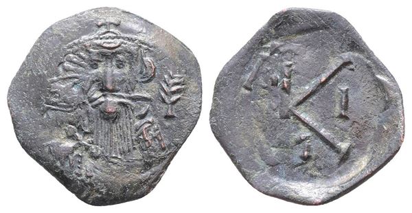 Constans II (641-668). Æ 20 Nummi (22mm, 2.93g).