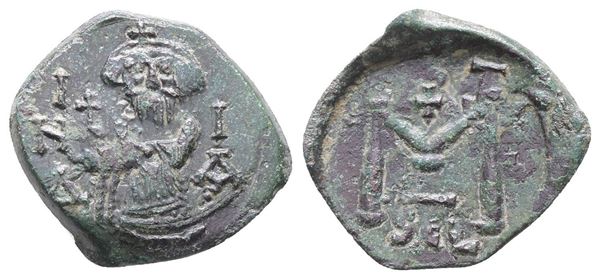 Constans II (641-668). Æ 40 Nummi (24mm, 4.51g).