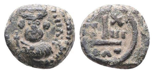 Heraclius (610-641). Æ 10 Nummi (13mm, 3.97g).  - Auction Greek, Roman, Byzantine Coins - Bertolami Fine Art - Prague