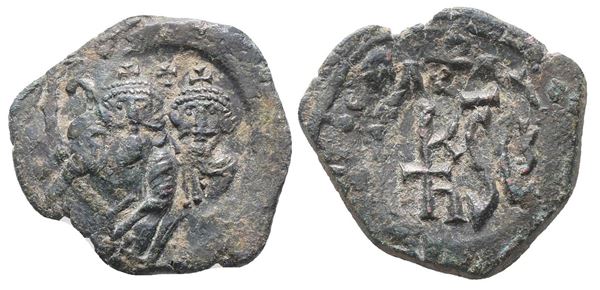 Heraclius (610-641). Æ 40 Nummi (27mm, 6.00g).