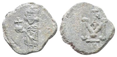 Justinian II (first Reign, 685-695). Æ 40 Nummi (22mm, 6.46g).