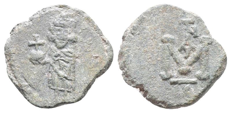Justinian II (first Reign, 685-695). Æ 40 Nummi (22mm, 6.46g).