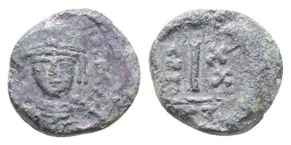 Maurice Tiberius (582-602). Æ 10 Nummi (13mm, 2.53g).