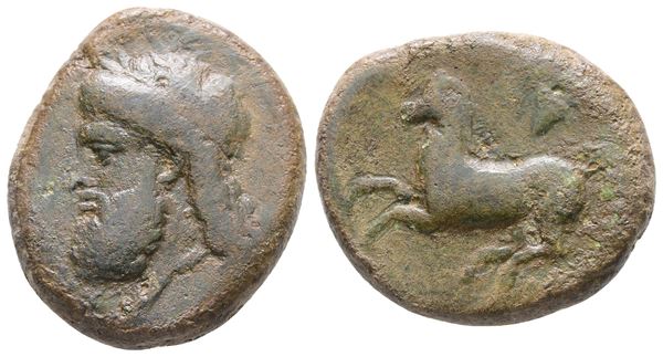 Sicily, Syracuse, c. 339/8-334 BC. Æ Dilitron (25 mm, 13.31 g).