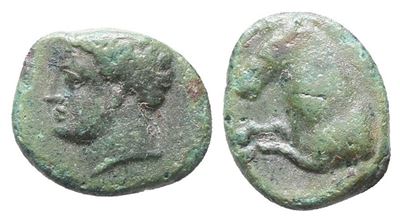 Sicily, Soloi, C. 4th-3rd Century Bc. Æ (15mm, 2.25g).