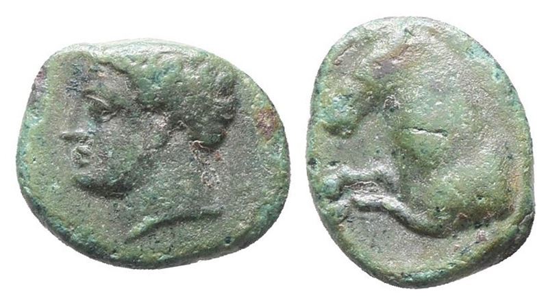 Sicily, Soloi, C. 4th-3rd Century Bc. Æ (15mm, 2.25g).