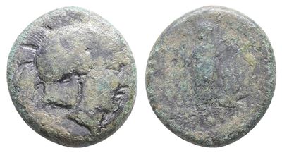 Sicily, Tyrrhenoi, 354/3-344 Bc. Æ (20mm, 7.85g).