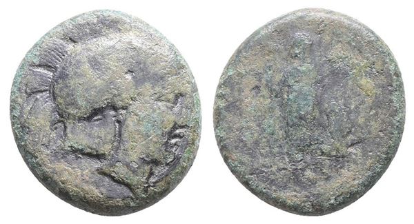 Sicily, Tyrrhenoi, 354/3-344 BC. Æ (20mm, 7.85g).