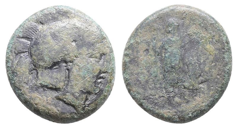 Sicily, Tyrrhenoi, 354/3-344 Bc. Æ (20mm, 7.85g).
