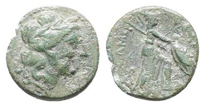 Sicily, Messana. The Mamertinoi, Late 3rd Century Bc. Æ (13mm, 1.59g).
