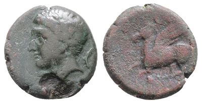 Sicily, Panormos As Ziz, C. 336-330 Bc. Æ (18mm, 5.47g).