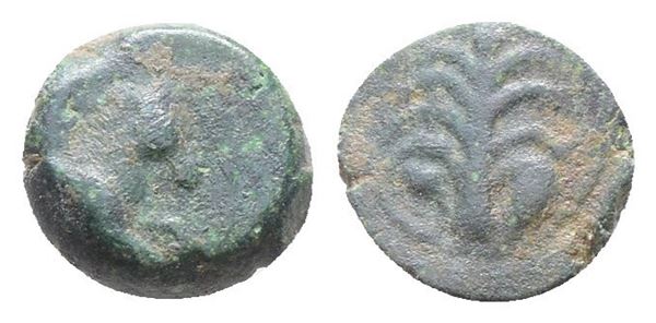 Sicily, Motya, c. 400-397 BC. Æ (12mm, 1.43g).