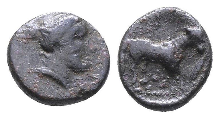 Sicily, Nakona, C. Late 5th Century Bc. Æ (13mm, 1.82g).