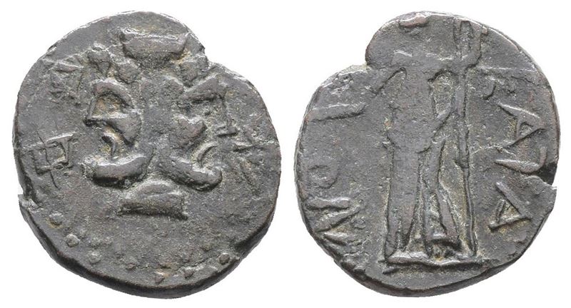 Sicily, Katane, C. 2nd Century Bc. Æ (22mm, 6.89g).