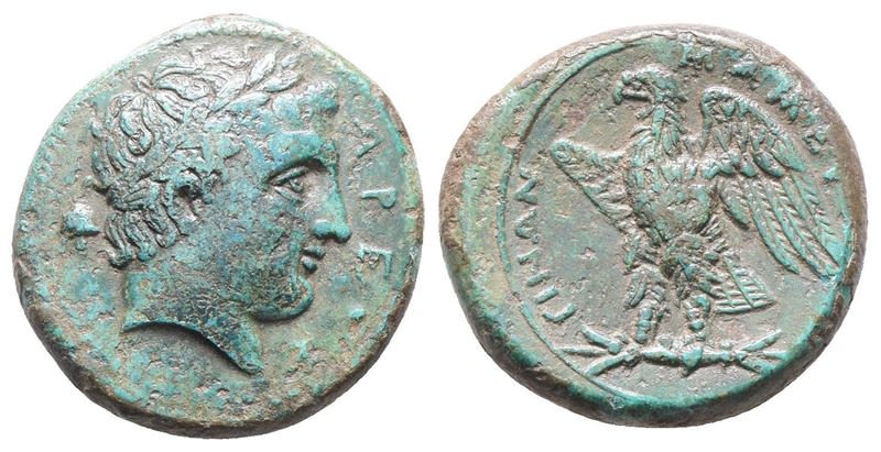 Sicily, Messana. The Mamertinoi, 275-264 Bc. Æ Quadruple Unit (27mm, 15.66g).