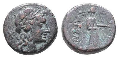 Sicily, Katane, C. 211-206/4 Bc. Æ (14mm, 3.49g).