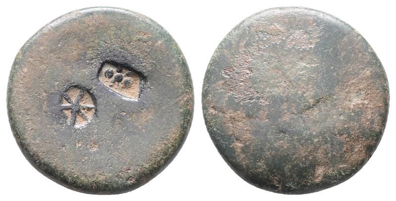 Uncertain Countermarked Æ (25mm, 12.18g).