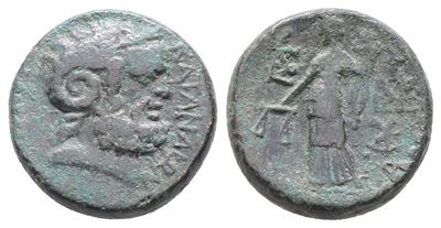 Sicily, Katane, C. 2nd Century Bc. Æ (22mm, 9.47g).