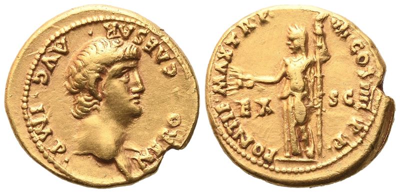 Nero (54-68 d.C.), Aureus, Roma, 60-61 d.C. — AV (7,75 g; 19,4 mm)