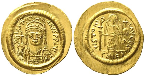 Justinian I (527-565), Solidus; AV (4,46 g; 22,9 mm)