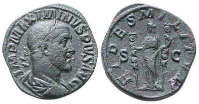Maximinus i (235-238). Æ Sestertius (28mm, 17.59g).
