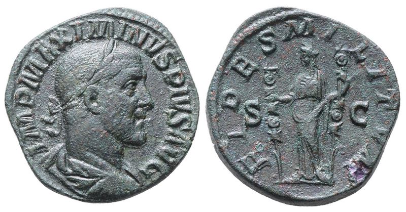Maximinus i (235-238). Æ Sestertius (28mm, 17.59g).