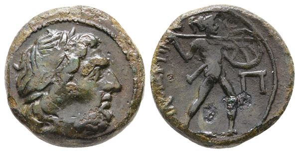 Sicily, Messana, The Mamertinoi, c. 211-208 BC. Æ Pentonkion (18 mm, 4.64 g).