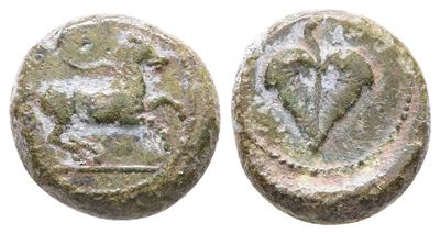 Sicily, Unidentified Mercenaries, C. 344-336 Bc. Æ (12 MM, 1.63 G).