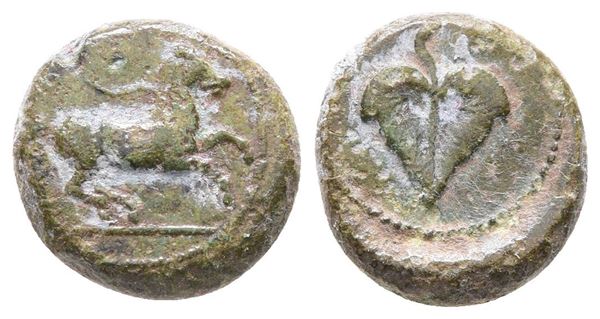 Sicily, Unidentified mercenaries, c. 344-336 BC. Æ (12 mm, 1.63 g).