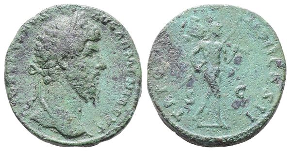 Lucius Verus (161-169). Æ Sestertius (31mm, 19.48g).  - Auction Greek, Roman, Byzantine Coins - Bertolami Fine Art - Prague