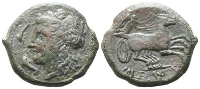 Sicily, Messana, 287-279 Bc. Æ (21 MM, 6.83 G).