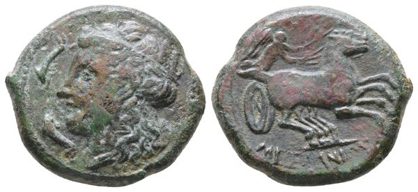 Sicily, Messana, 287-279 BC. Æ (21 mm, 6.83 g).