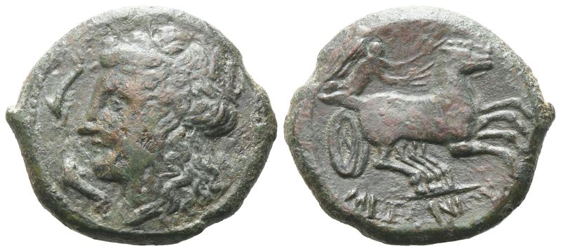 Sicily, Messana, 287-279 Bc. Æ (21 MM, 6.83 G).