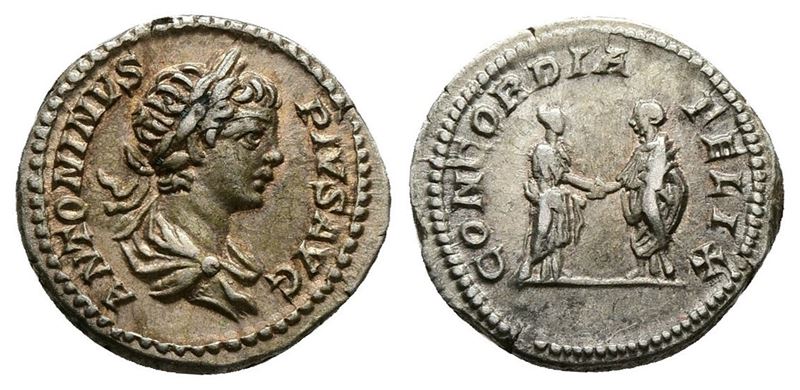Caracalla (198-217). Ar Denarius (19mm, 3.37g).