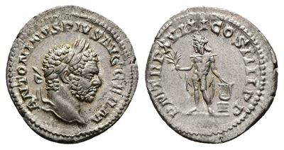 Caracalla (198-217). Ar Denarius (19mm, 2.74g).