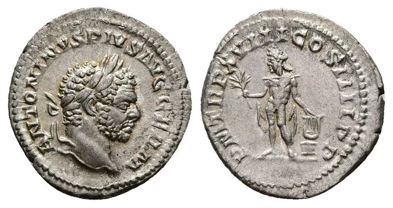 Caracalla (198-217). Ar Denarius (19mm, 2.74g).