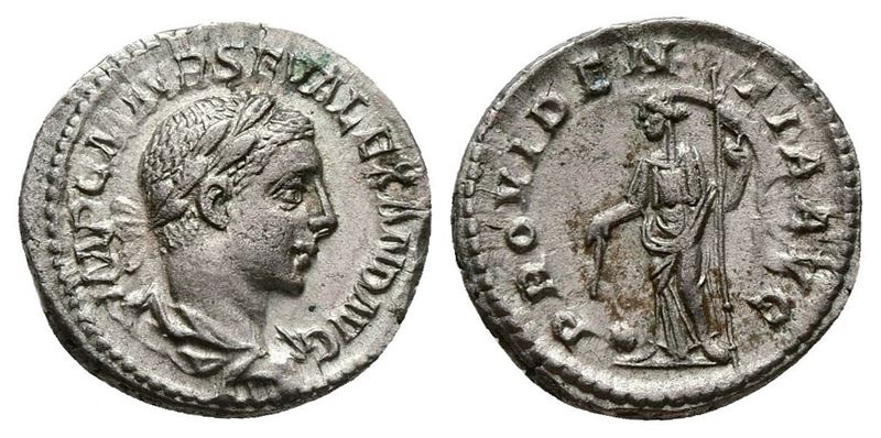 Severus Alexander (222-235). Ar Denarius (18mm, 2.91g).