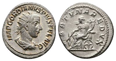 Gordian III (238-244). Ar Antoninianus (22mm, 4.56g).