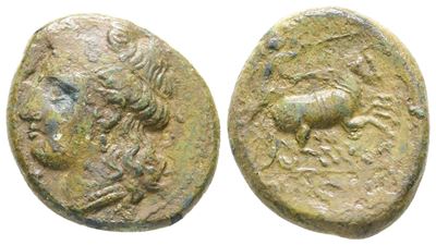 Sicily, Messana, 287-279 Bc. Æ (21 MM, 6.01 G).