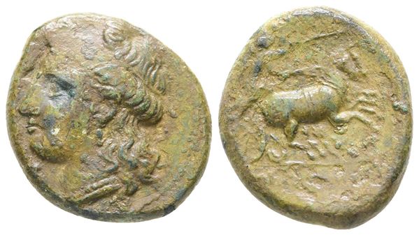 Sicily, Messana, 287-279 BC. Æ (21 mm, 6.01 g).
