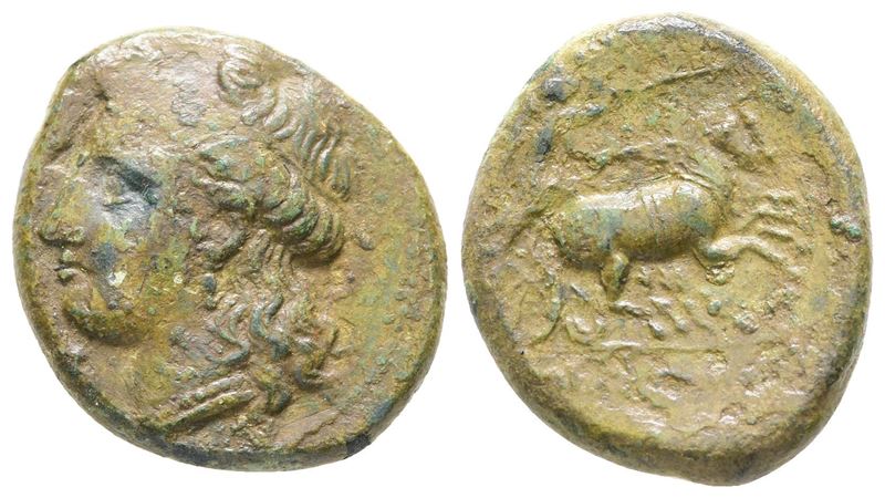 Sicily, Messana, 287-279 Bc. Æ (21 MM, 6.01 G).