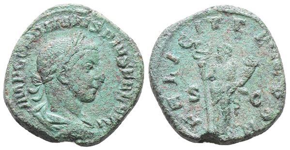 Gordian III (238-244). Æ Sestertius (30mm, 20.17g).  - Auction Greek, Roman, Byzantine Coins - Bertolami Fine Art - Prague