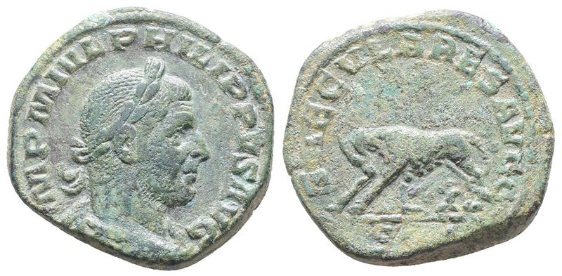 Philip i (244-249). Æ Sestertius (29mm, 21.09g).