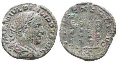 Philip i (244-249). Æ As (27mm, 13.93g).