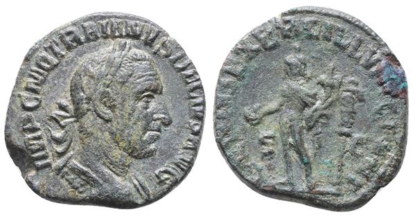 Trajan Decius (249-251). Æ As (27mm, 12.75g).  - Auction Greek, Roman, Byzantine Coins - Bertolami Fine Art - Prague